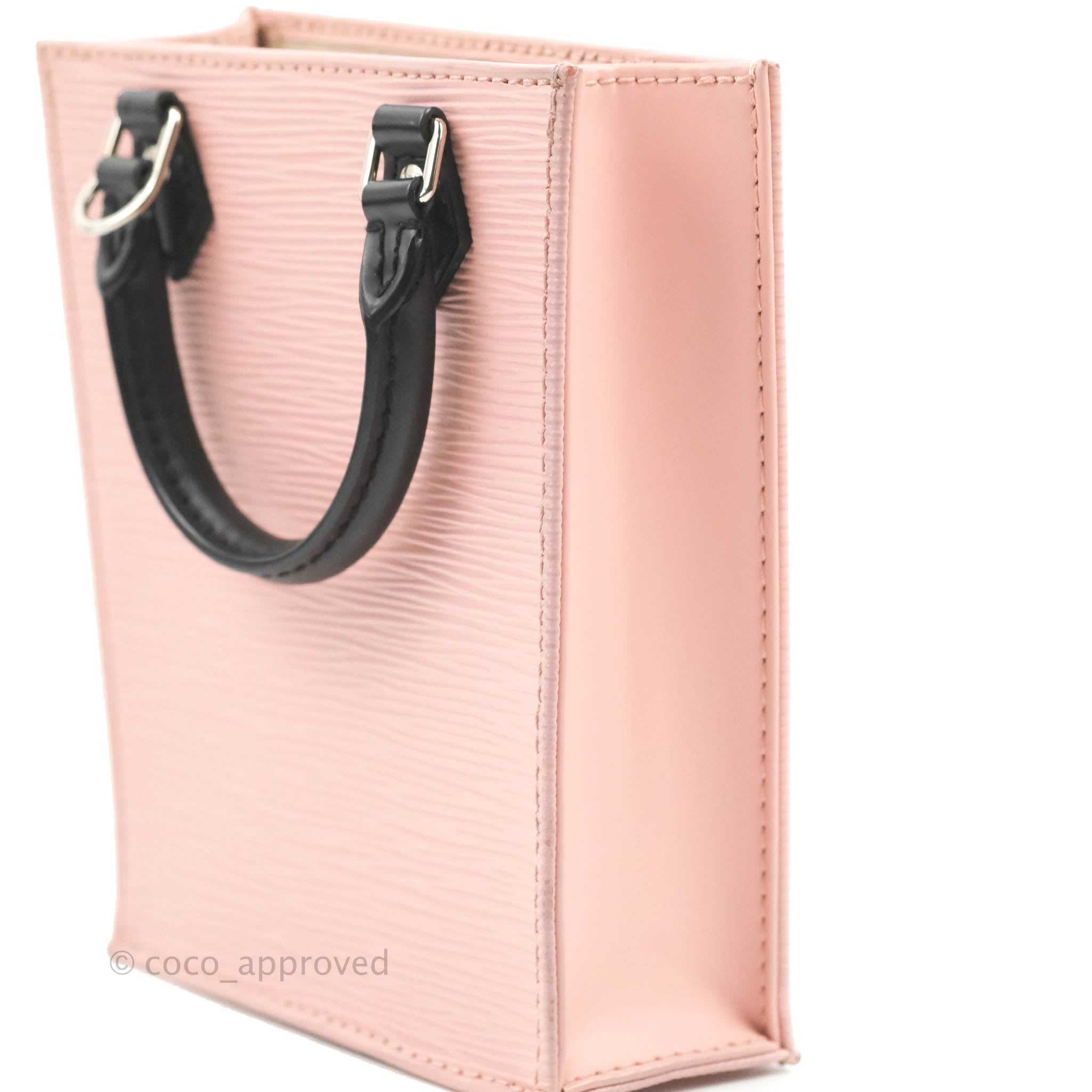 Shop Louis Vuitton PETIT SAC PLAT pink  BUYMA